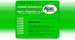 Desktop Screenshot of doprava.agro-jesenice.cz