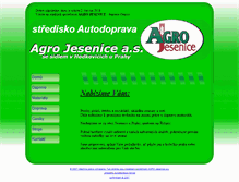 Tablet Screenshot of doprava.agro-jesenice.cz